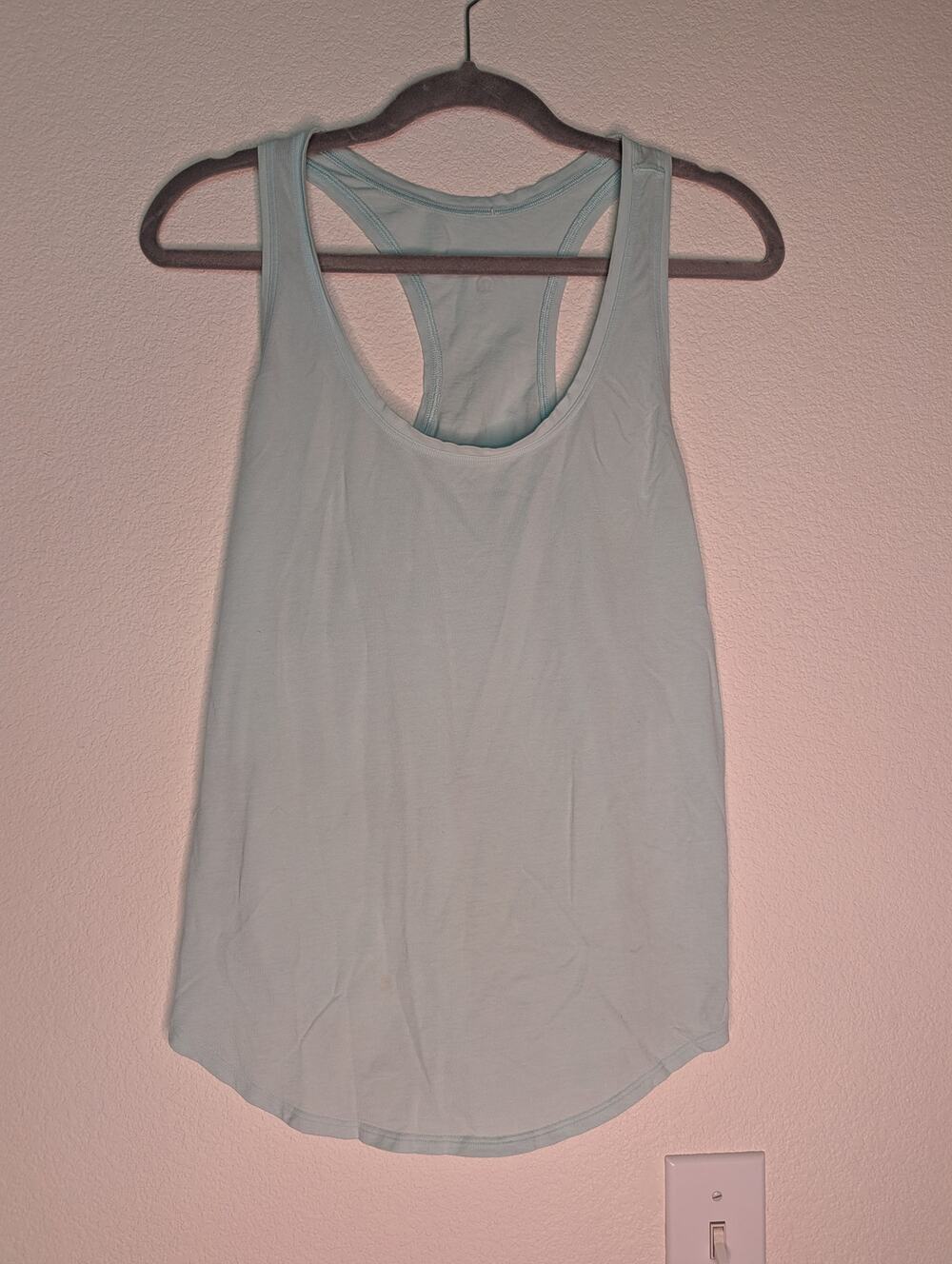 Lululemon Athletica Love Racerback Tank Blue M Athleisure Activewear *READ